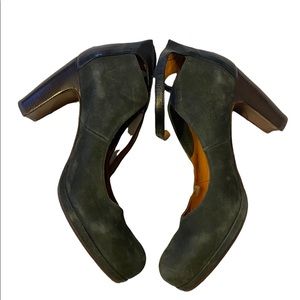 Chie Mihara high-heel suede pumps